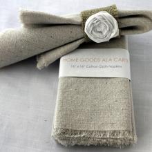 Unbleached Cotton Napkins